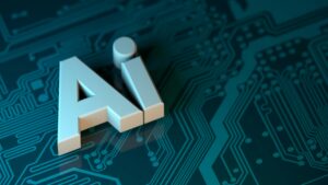 Mitarbeitende prüfen KI-Anwendungen, Datenqualität und Ressourcenverbrauch im Unternehmen.